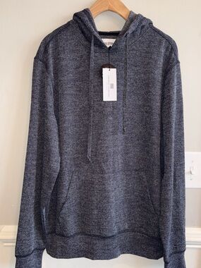 Thomas Sterling Men’s All Day Comfort Knit Collection Hoodie Gray Small NWT